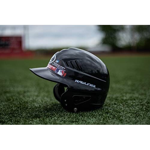 Rawlings Coolflo NOCSAE One-Size Baseball/Tball/Softball Batting Helmet, Navy Blue