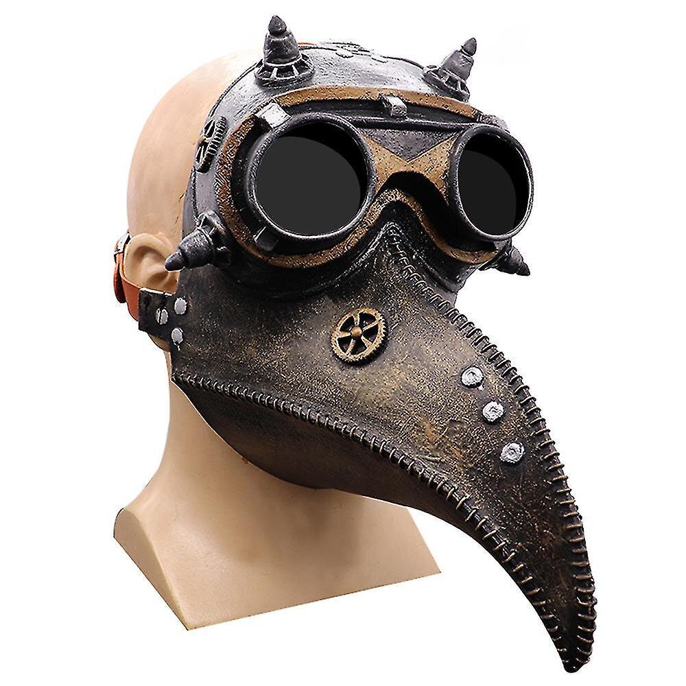 Plague Doctor Beak Cosplay Mask Party Costume Fancy Dress Prop