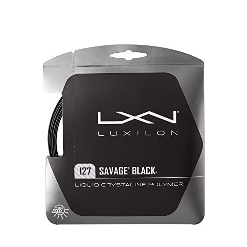 Luxilon Savage 127 Set Tennis String (Black)