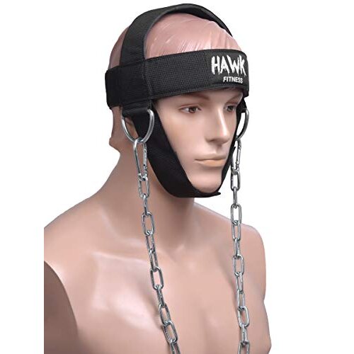 Hawk Sports Neck Harness Neck Exerciser Builder Support for Strength & Resistance Training Weight Lifting Head