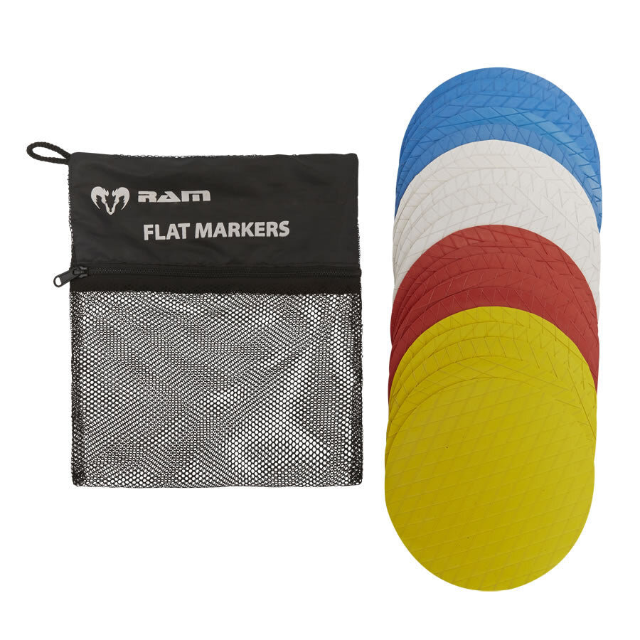 Flat Marker Cones - Set of 20