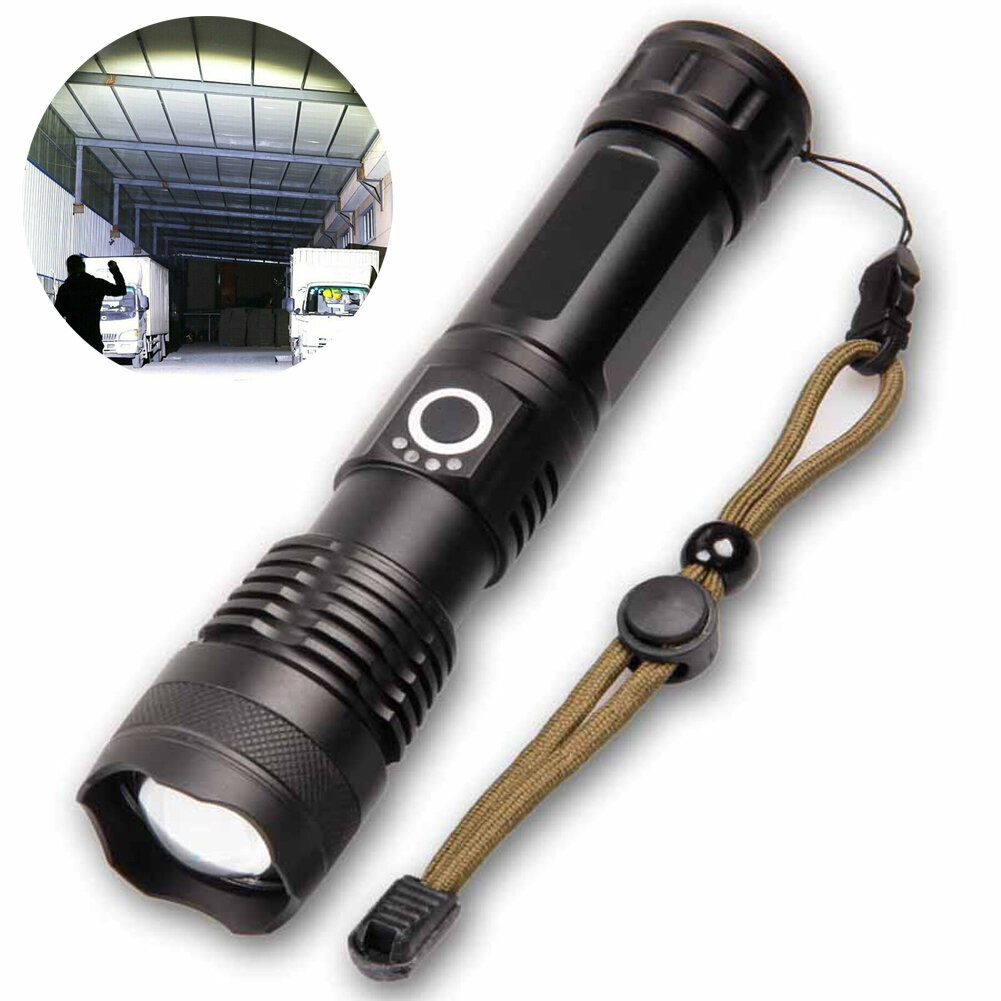 P50 Super Bright Camping Torch,  LED Telescopic Zoom Light Flashlight