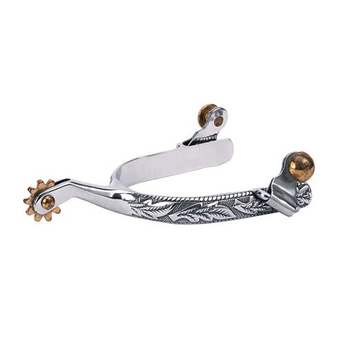 Weaver Leather Women's Roping Spur with Engraved Band, 1.75