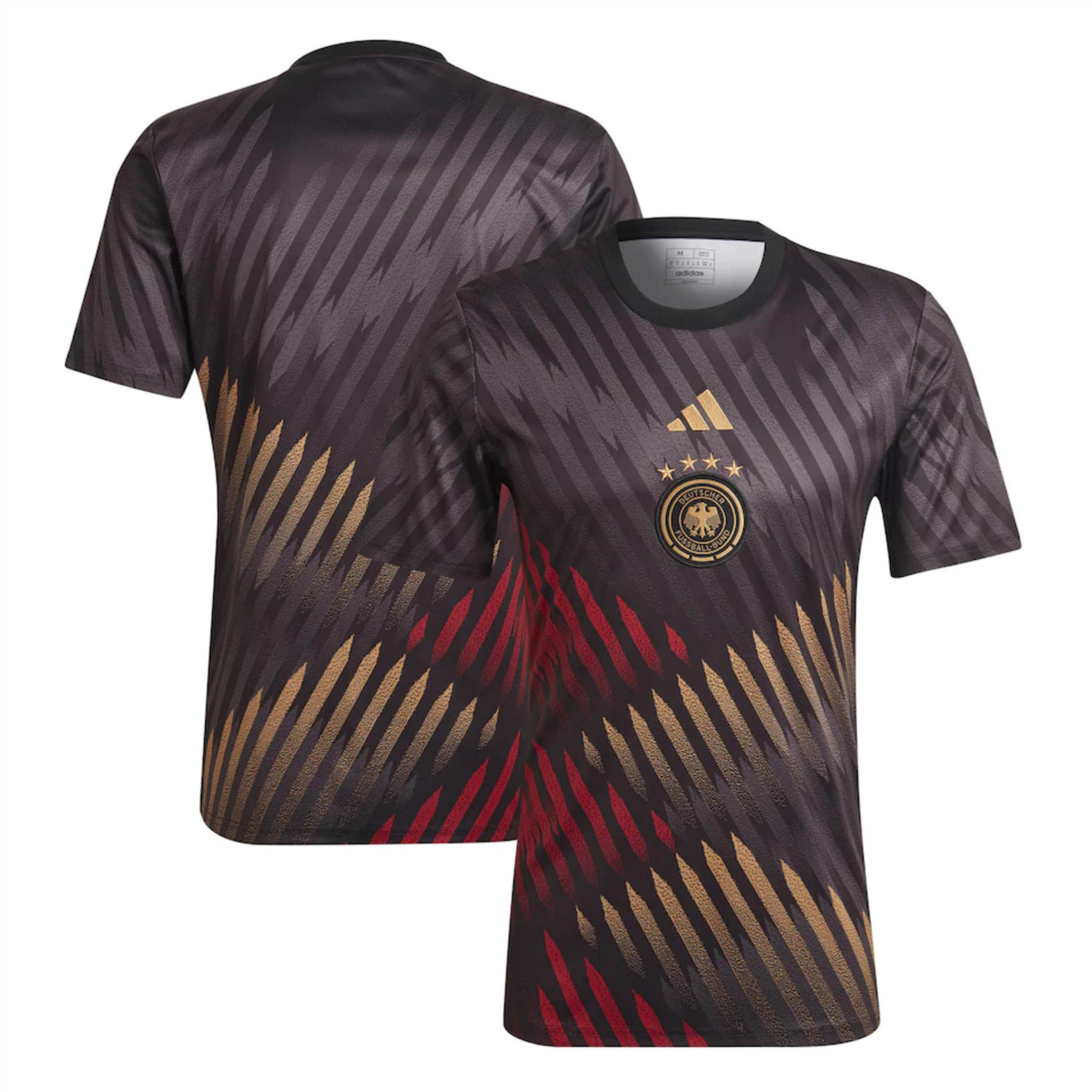 Germany Men's Football Shirt (Size S) adidas Pre-Match Top - New