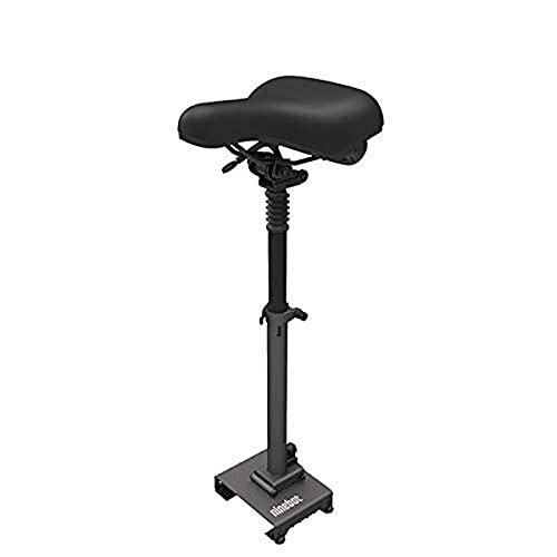 Segway Ninebot Electric Scooter Seat Saddle For Max G30P And G30Lp, Adjustable Comfortable And Shock Absorbing Max Seat Saddle, Black, Large
