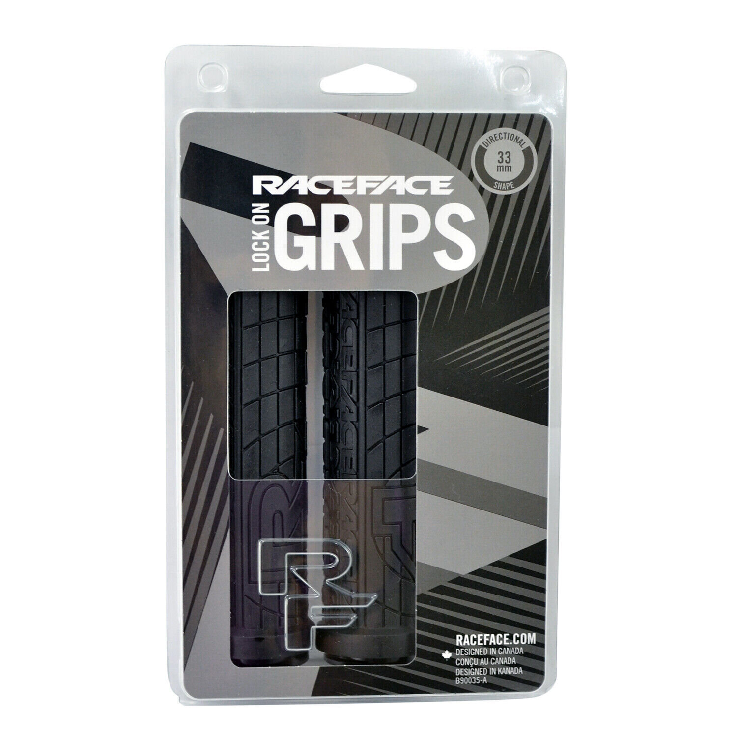 RaceFace Grippler Lock-on Grips 33mm, Black(DE)