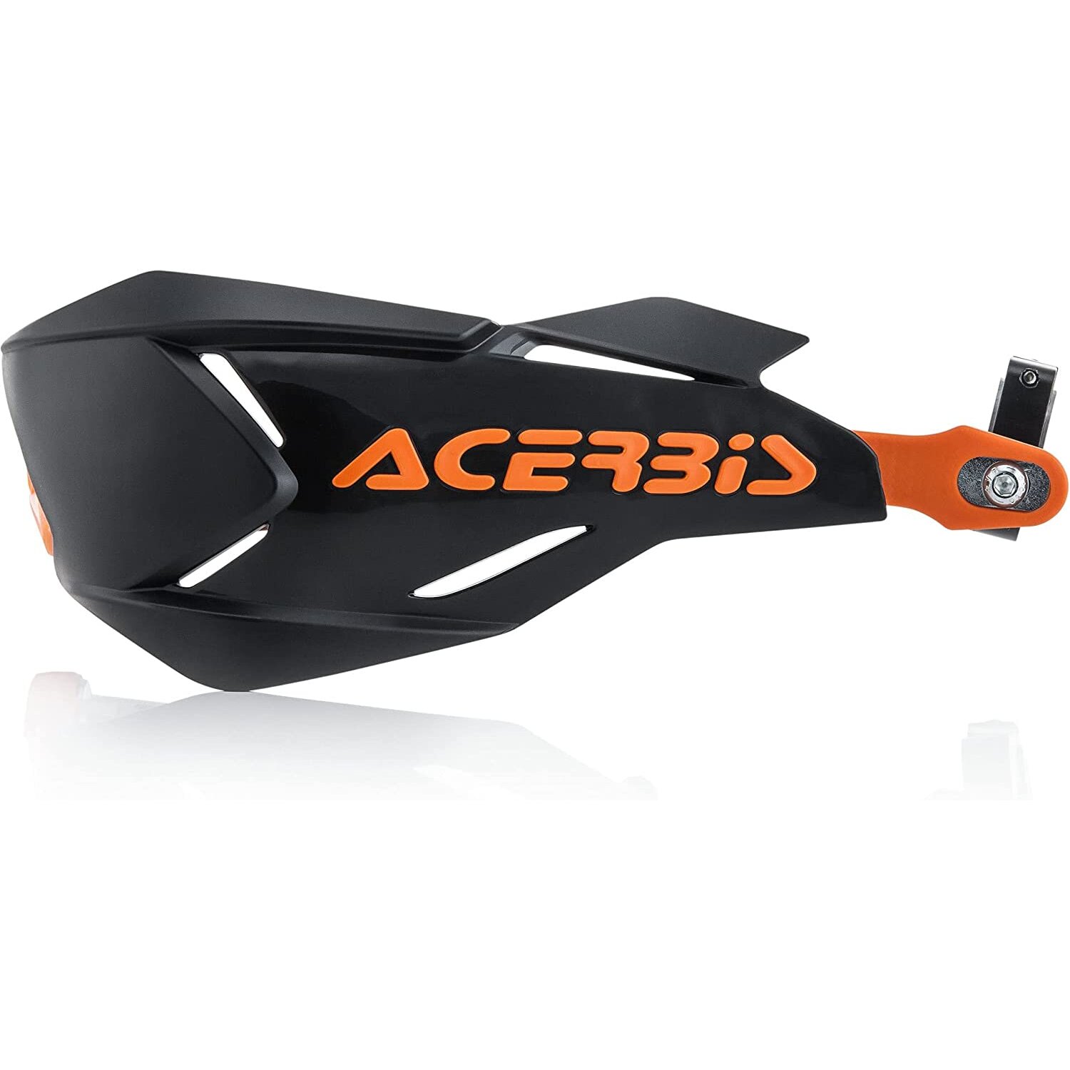 Acerbis 22397.313 Moto Hand Guards, Black/Orange, Size Unifit