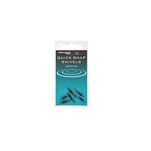 Drennan Quick Snap Swivels Pack Of 6 For Fishing: 16