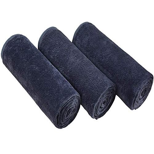 MAYOUTH Microfiber Sports Towels Fast Drying & Absorbent Gym Towel Workout Sweat Towels for Gym Fitness,Yoga, Camping 3-Pack 40cm X80cm (Gre