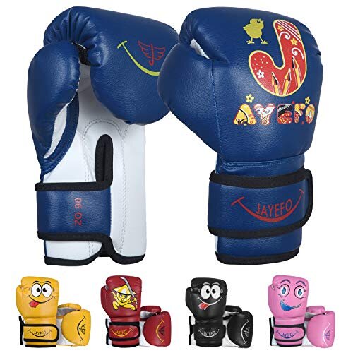 Jayefo Boxing Gloves for Kids & Children - Youth Boxing Gloves for Boxing, Kick Boxing, Muay Thai and MMA - Beginners Heavy Bag Gloves for H