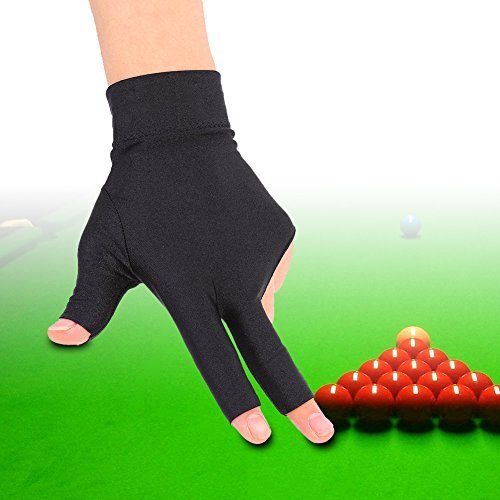 Snooker GloveLeft Hand Snooker GloveSnooker Billiard Pool Gloves Left Hand 3 Fingers Billiard Glove Snooker Cue Gloves Spandex Glove Pool Glove Left