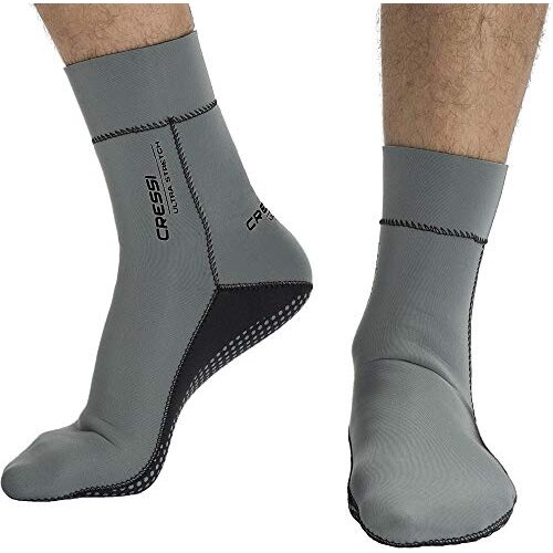 Ultra Stretch Neoprene Socks 15mm Neoprene Socks Grey M