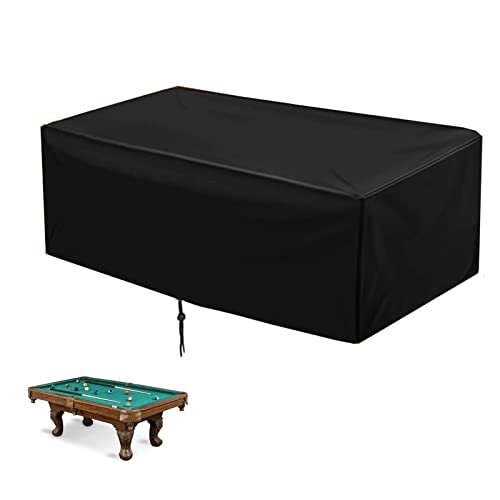 789 FT Pool Table Covers 225x116x82cm Waterproof Dustproof Oxford Fabric Billiard Cover for RectangularOval Patio Table