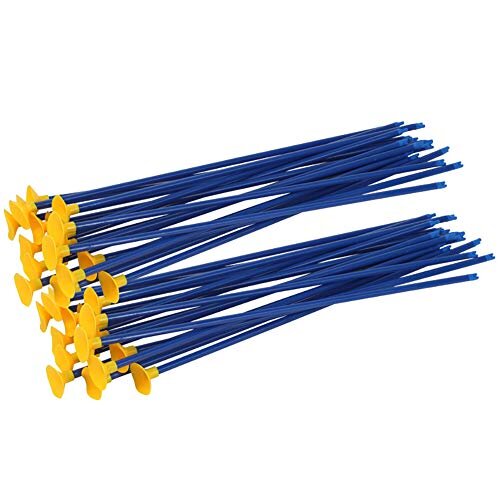 12 Pcs 165 inch Replacement Suction Cup Arrows Toy Replacement Arrows with Rubber Tip for Kids