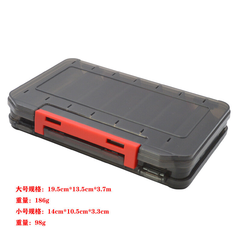 1Pcs Fishing Tackle Boxes Storage Case Multifunctional Double Sided Plastic Lure Hook Fishing Tackle Boxes Accessories Box