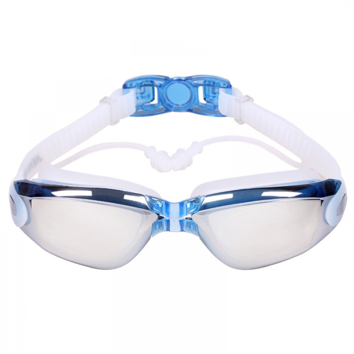 Swimming Goggles connected to earplug Goggles Full Protection Adult Men Women Youth