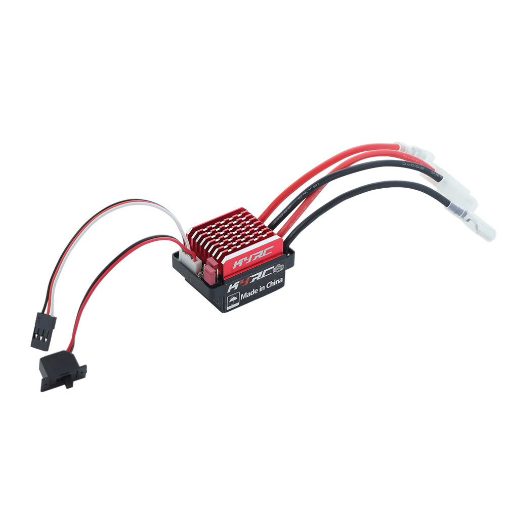 1060 60A Waterproof Brushed ESC Speed Controller Forward Brake and Reverse Brake for 1/10 RC Crawler Axial Scx10 Trx4