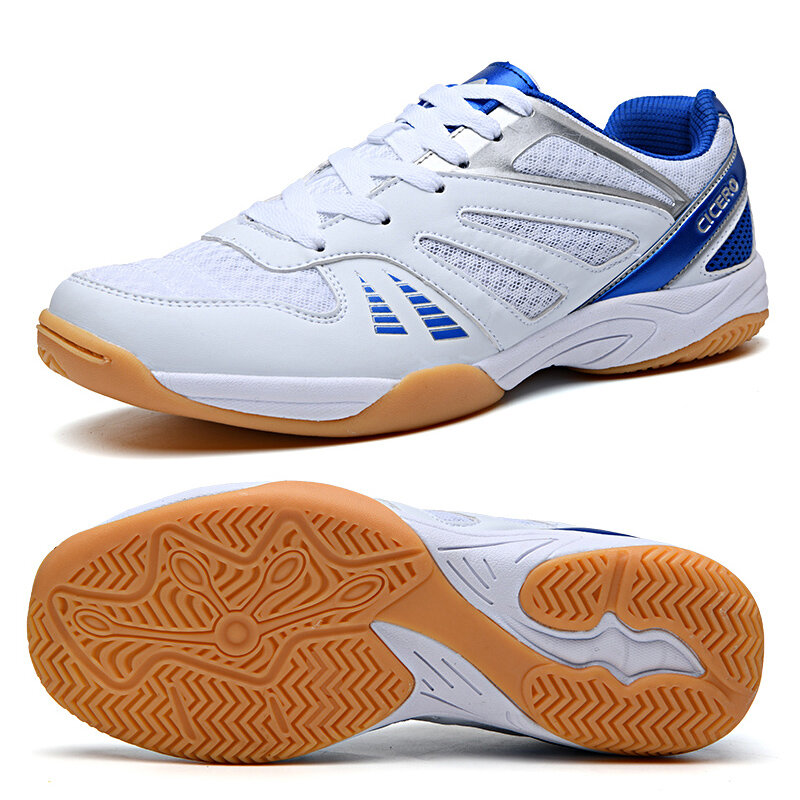 Unisex High Quality Outdoor Handball Shoes Men Breathable Professional Basminton Shoes Women Light Training Athletics Sneakers