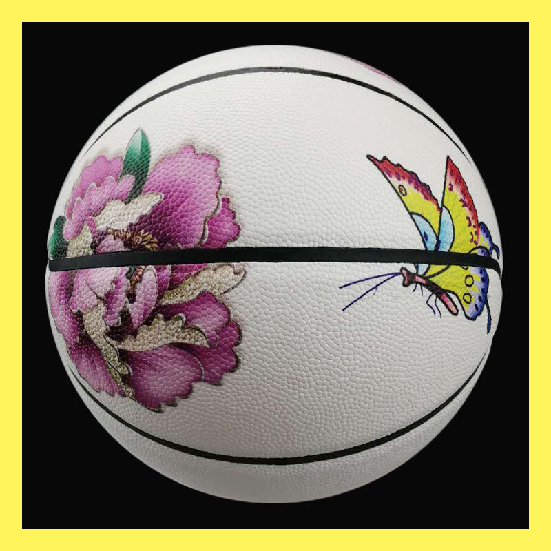 No. 7 and No. 5 Customized Non-slip Basketball PU Soft Leather for Children High Elastic Wear Resistance Indoor and Outdoor