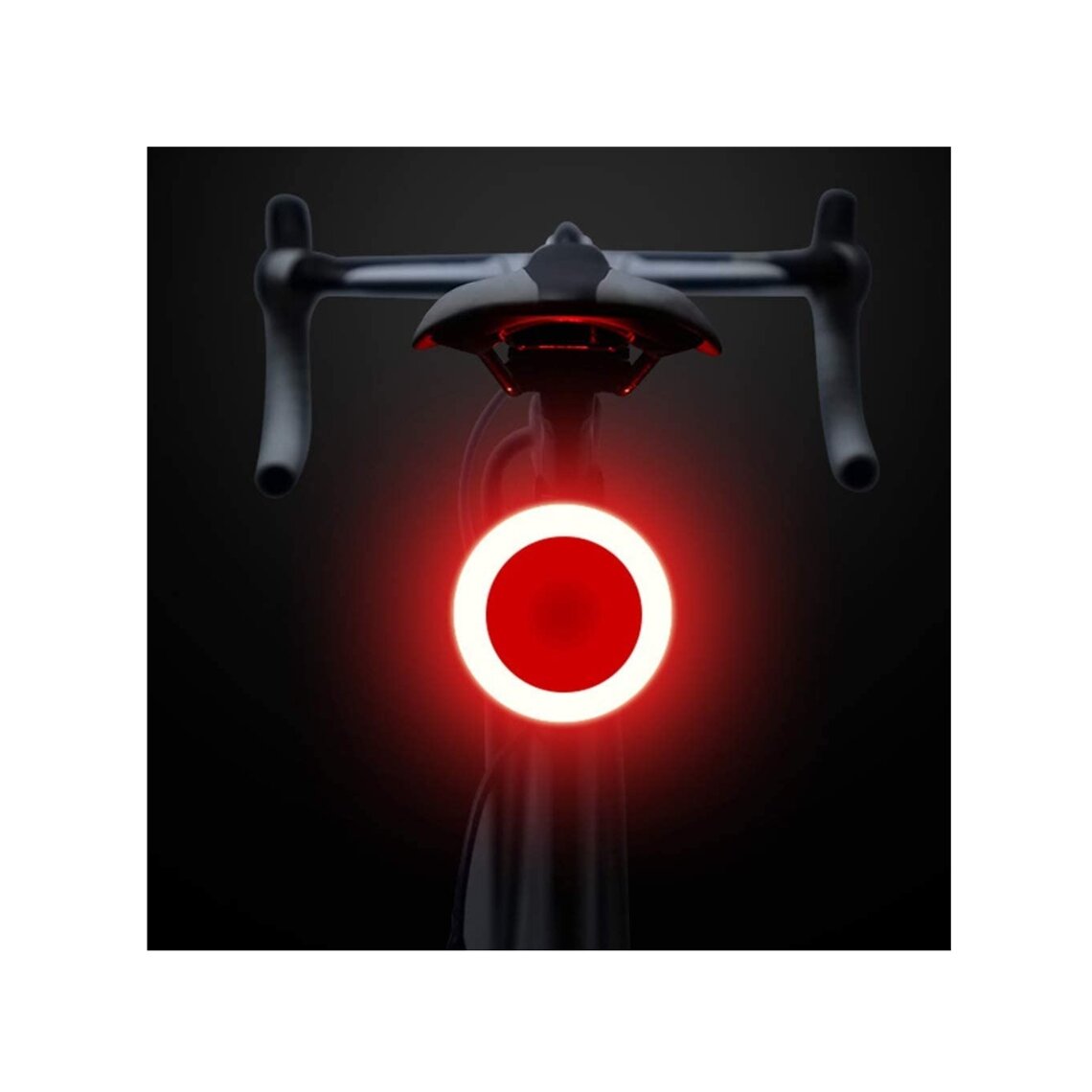 Bike accessories Multi Lighting Modes Bicycle Light USB Charge Led Bike Light Flash Tail Lights for Mountains Bike Seatpost?Black?