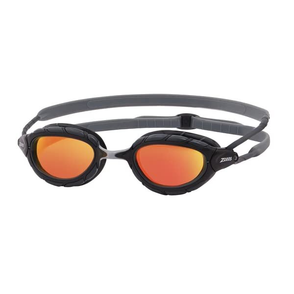 Predator Titanium flex Goggles, UV Protection Swim Goggles, Quick Adjust Swim Goggle Straps, Fog Free Adult Swim Goggle Lenses, Goggle, Ultra Fit,