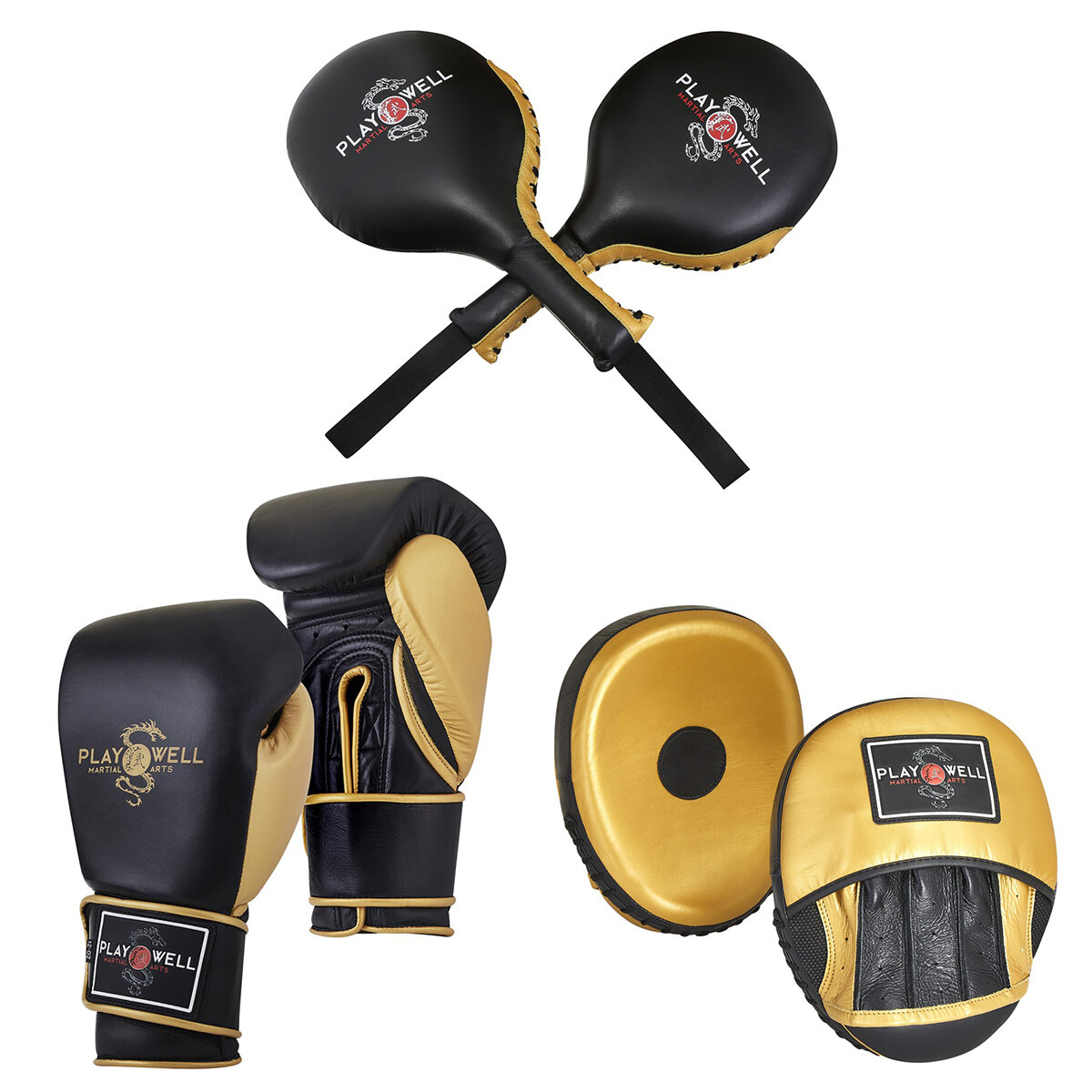 BOXING LEATHER "CHAMPION SERIES" COMBO DEAL SET 2