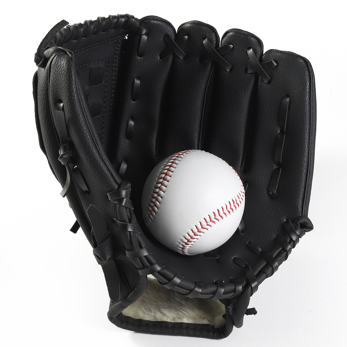 ?Left hand?  Black Size?15 inch    Softball Gloves  Thickened infield pitcher baseball glove softball glove