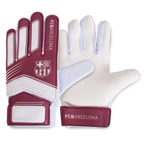 Barcelona Goalkeeper Gloves Kids - Fc Official Football Product -  fc barcelona gloves goalkeeper kids official football product