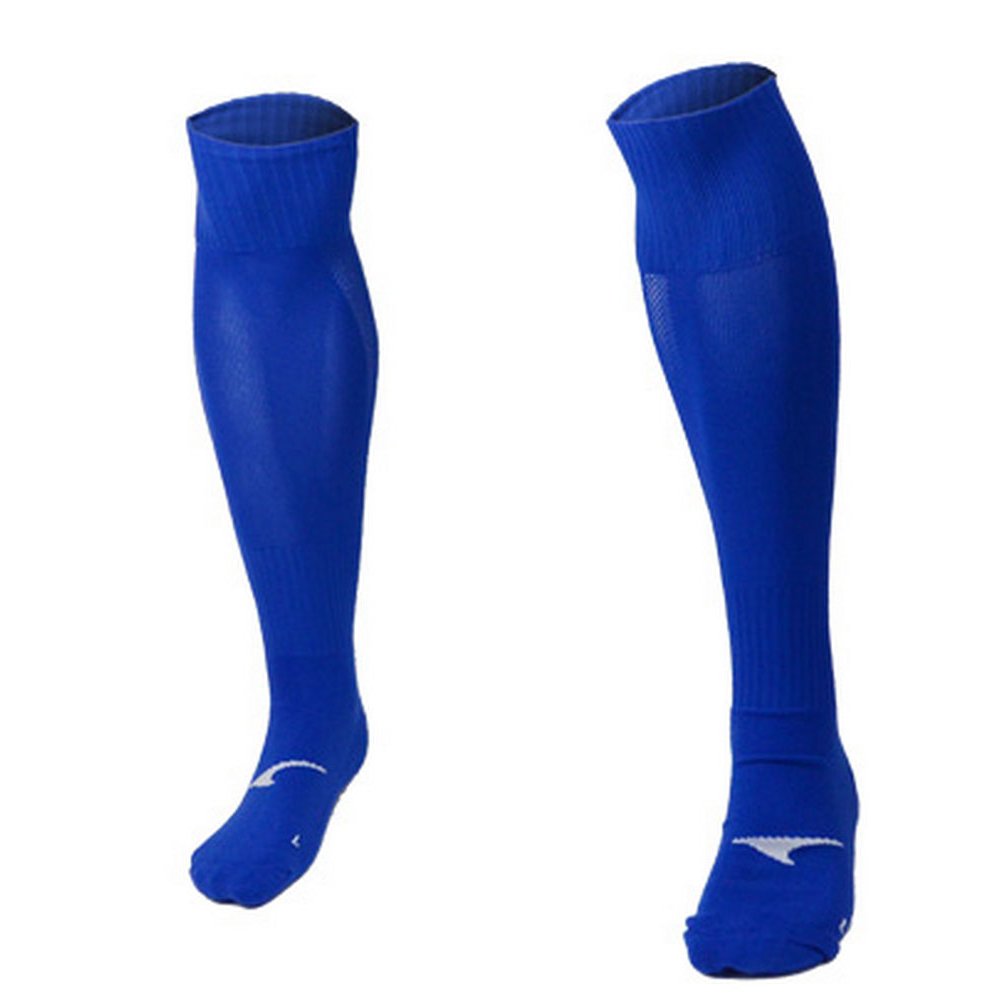 Long Thick Quick Dry Blue Knee Length Football Socks