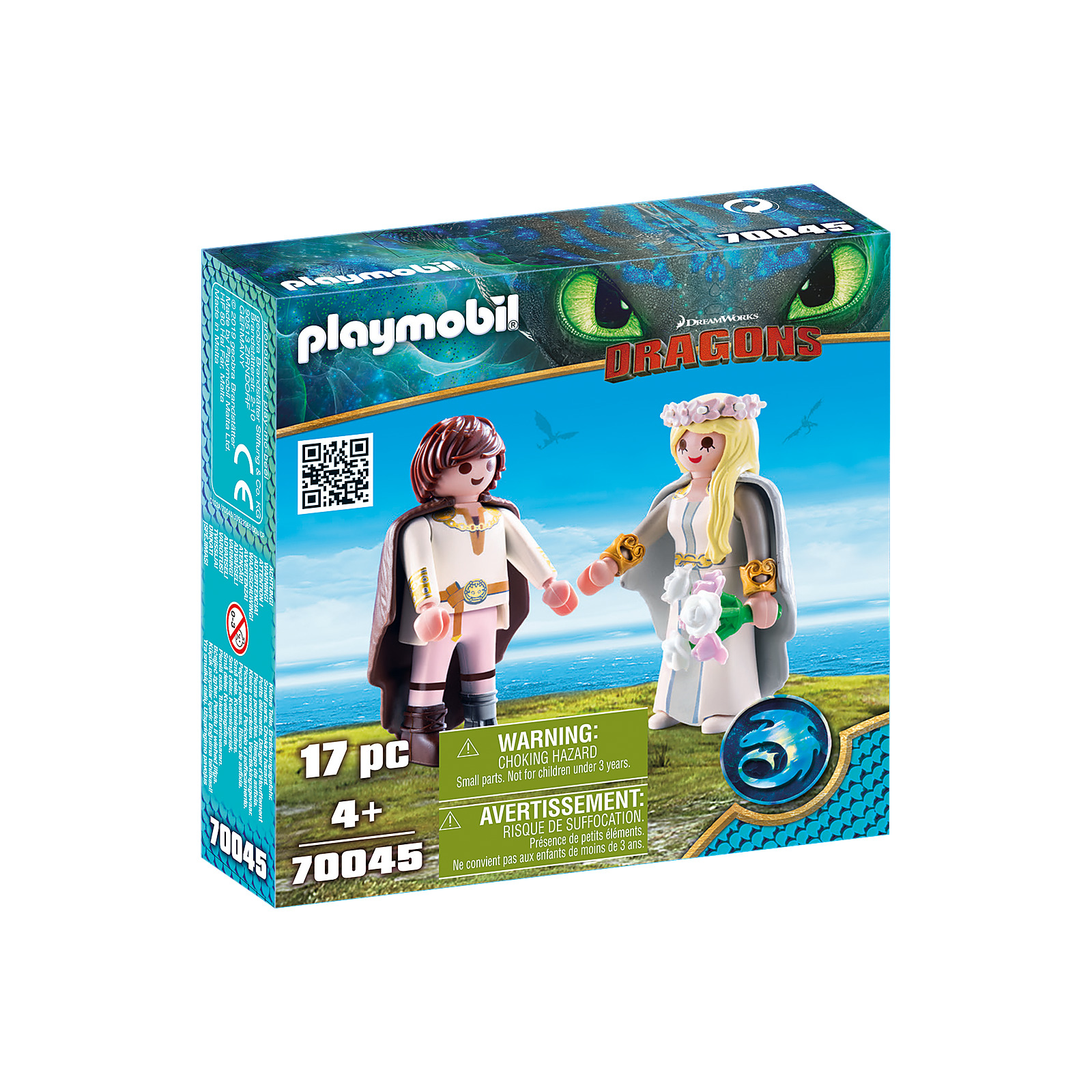 Playmobil DreamWorks Dragons Astrid and Hiccup 17PC Playset