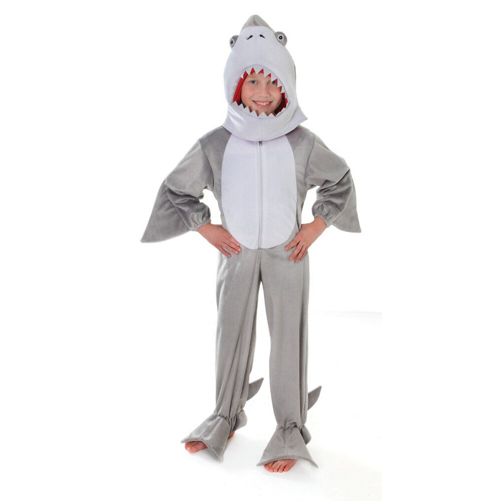 Bristol Novelty Childrens/Kids Jumpsuit Shark Costume