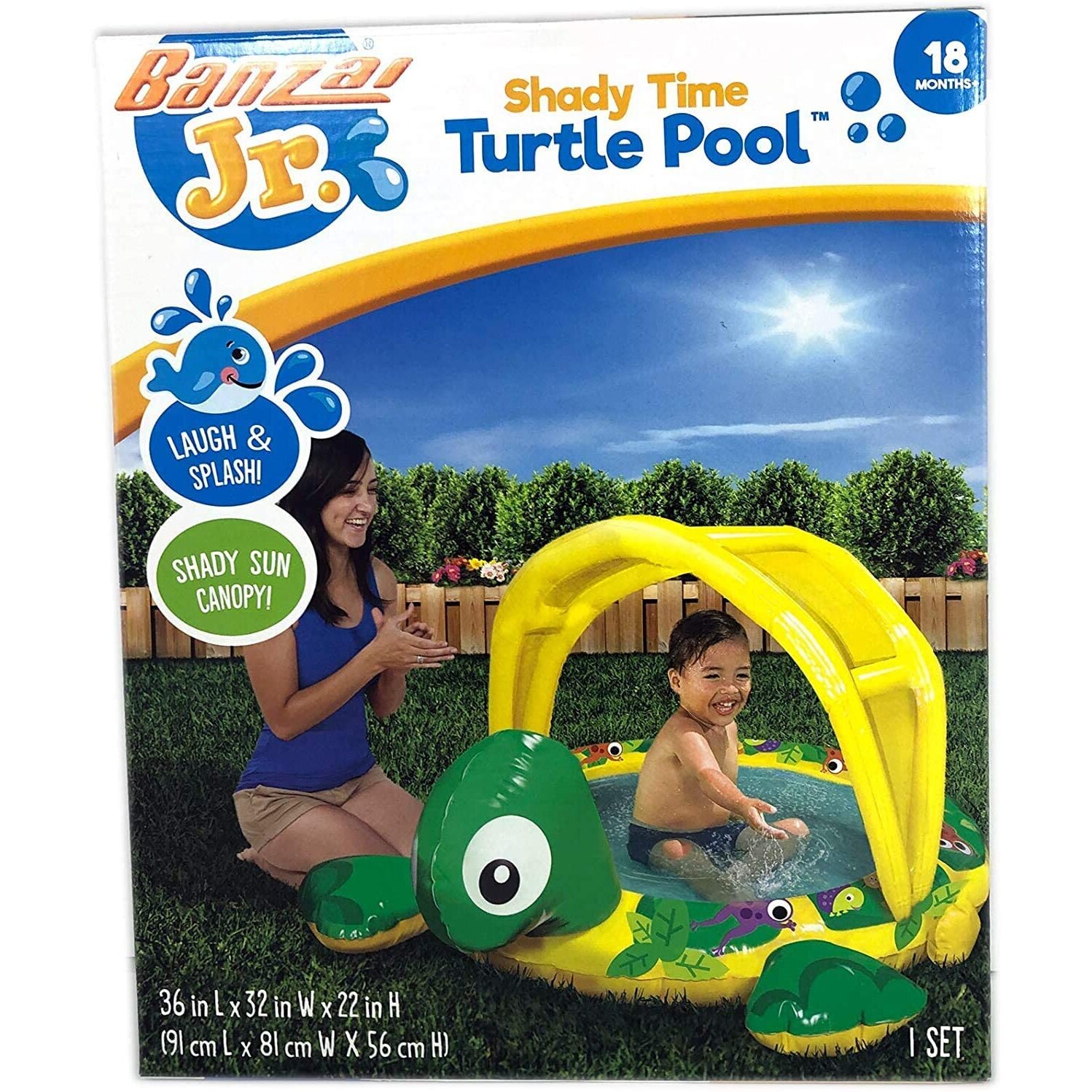 Banzai Jr Shady Time Turtle Pool