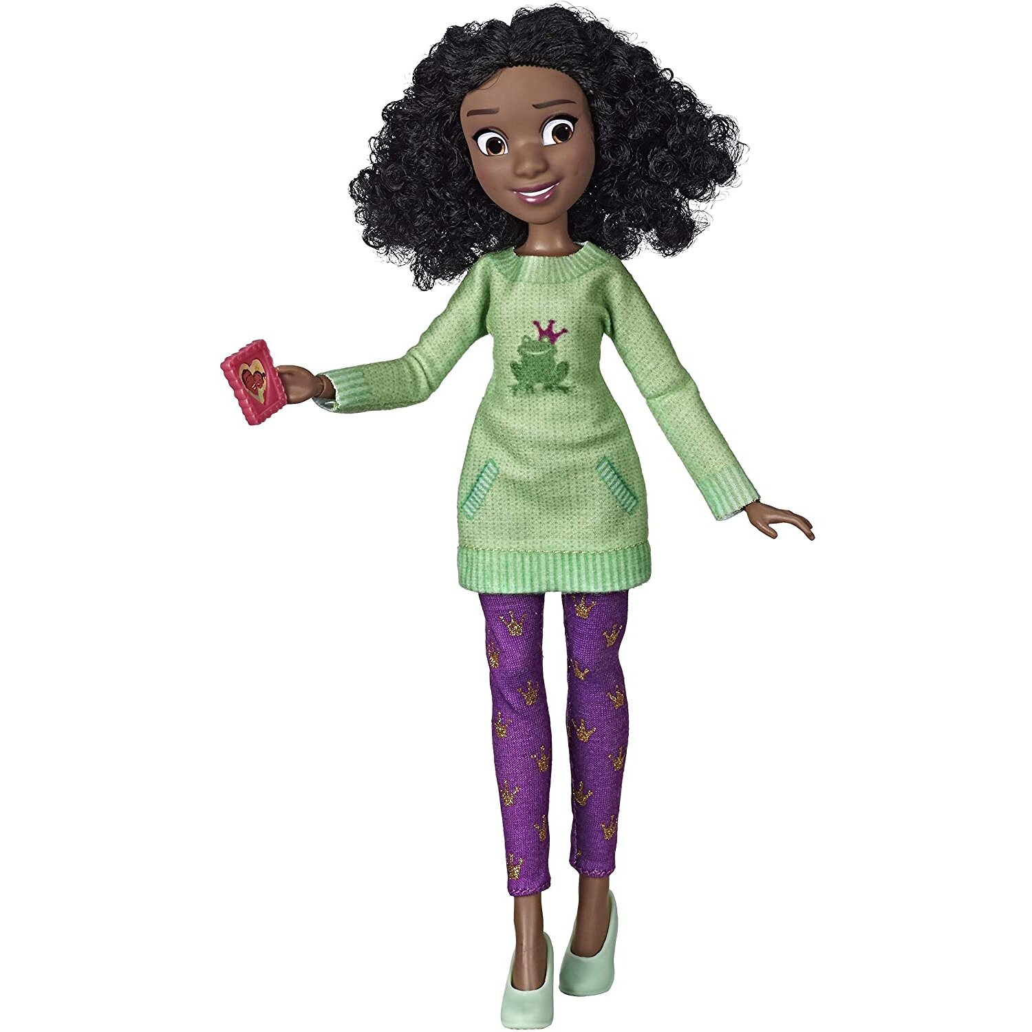 Disney Princess Comfy Squad Tiana, Ralph Breaks the Internet Movie Doll with Comfy Clothes and Accessories