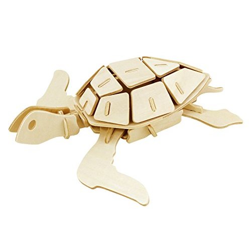 Hands Craft JP295 DIY 3D Wooden Puzzles (Sea Turtle)