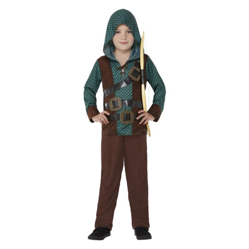 Boys Forest Archer Fancy Dress Costume Age 10-12