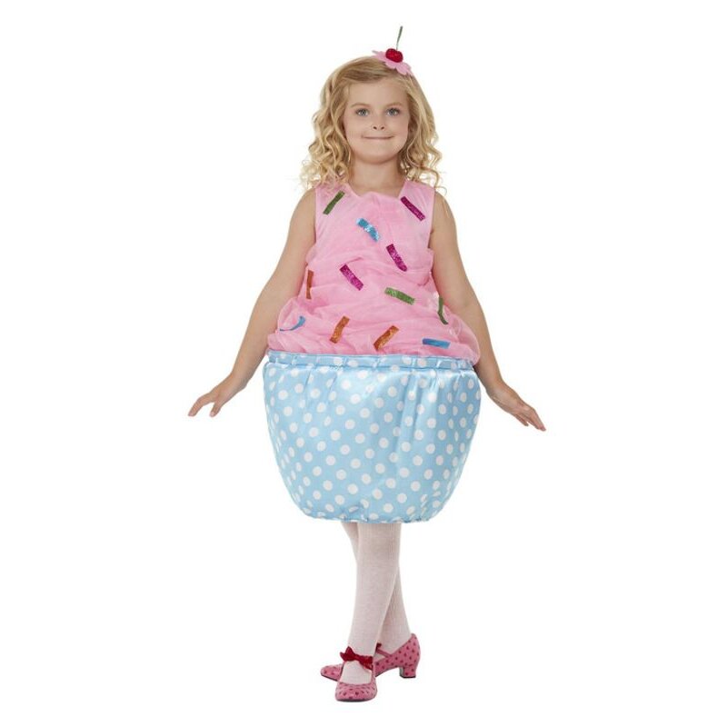 Girls Cupcake Fancy Dress Costume Age 4-6