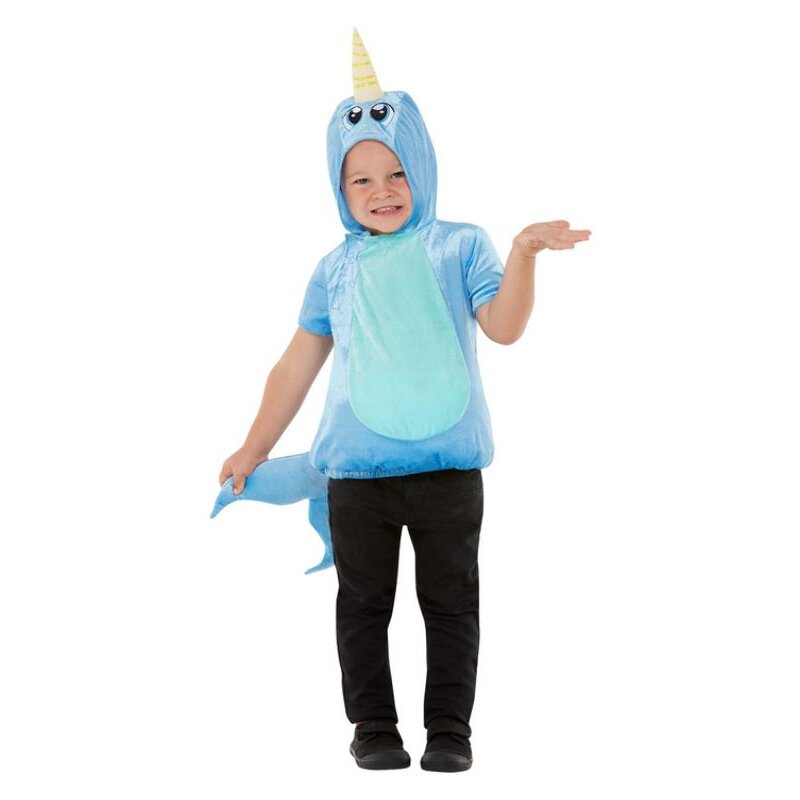 Toddlers Narwhal Whale Fancy Dress Costume Age 1-2