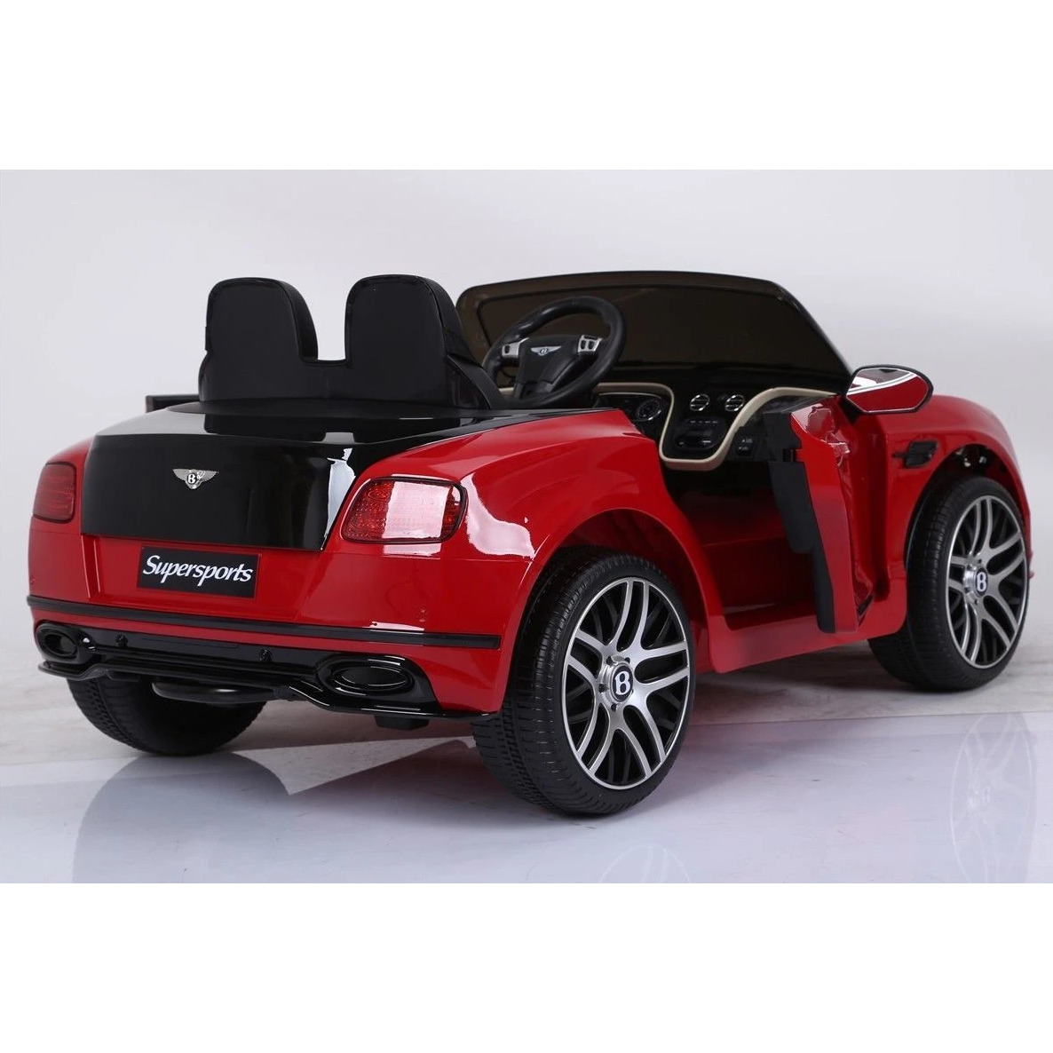 Bentley Continental Super Sports Ride on Car - 12V 2WD Red