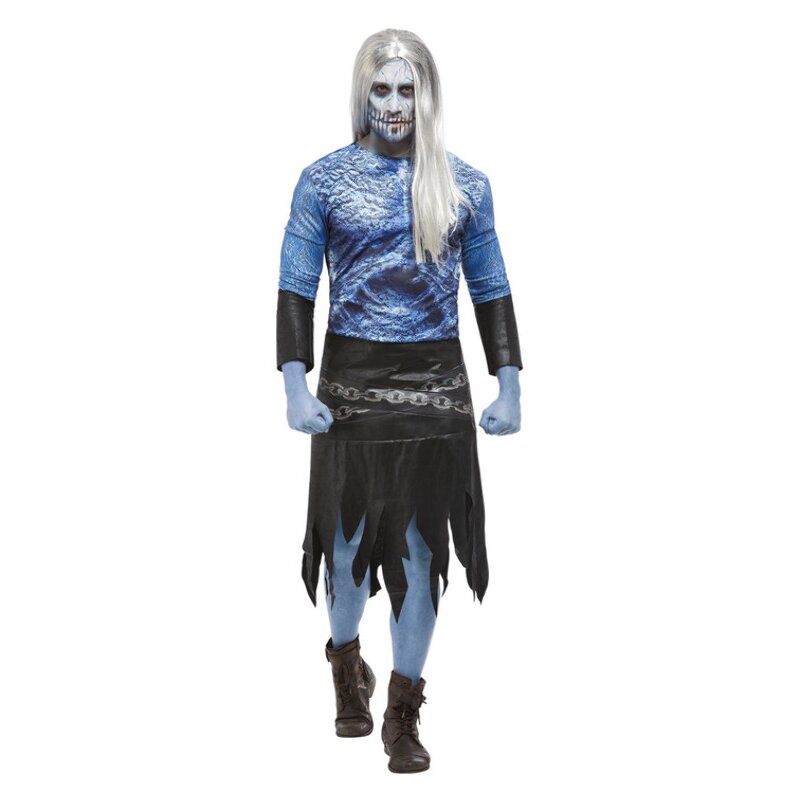 Mens Winter Warrior Zombie Fancy Dress Costume (XL)