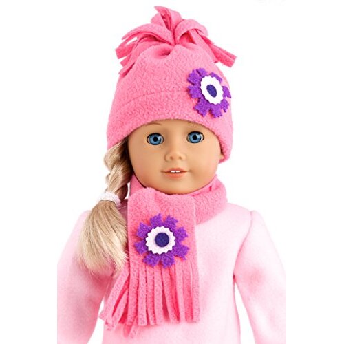 Hat and Scarf - Clothes Fits 18 Inch American Girl Doll (Doll Not Included)
