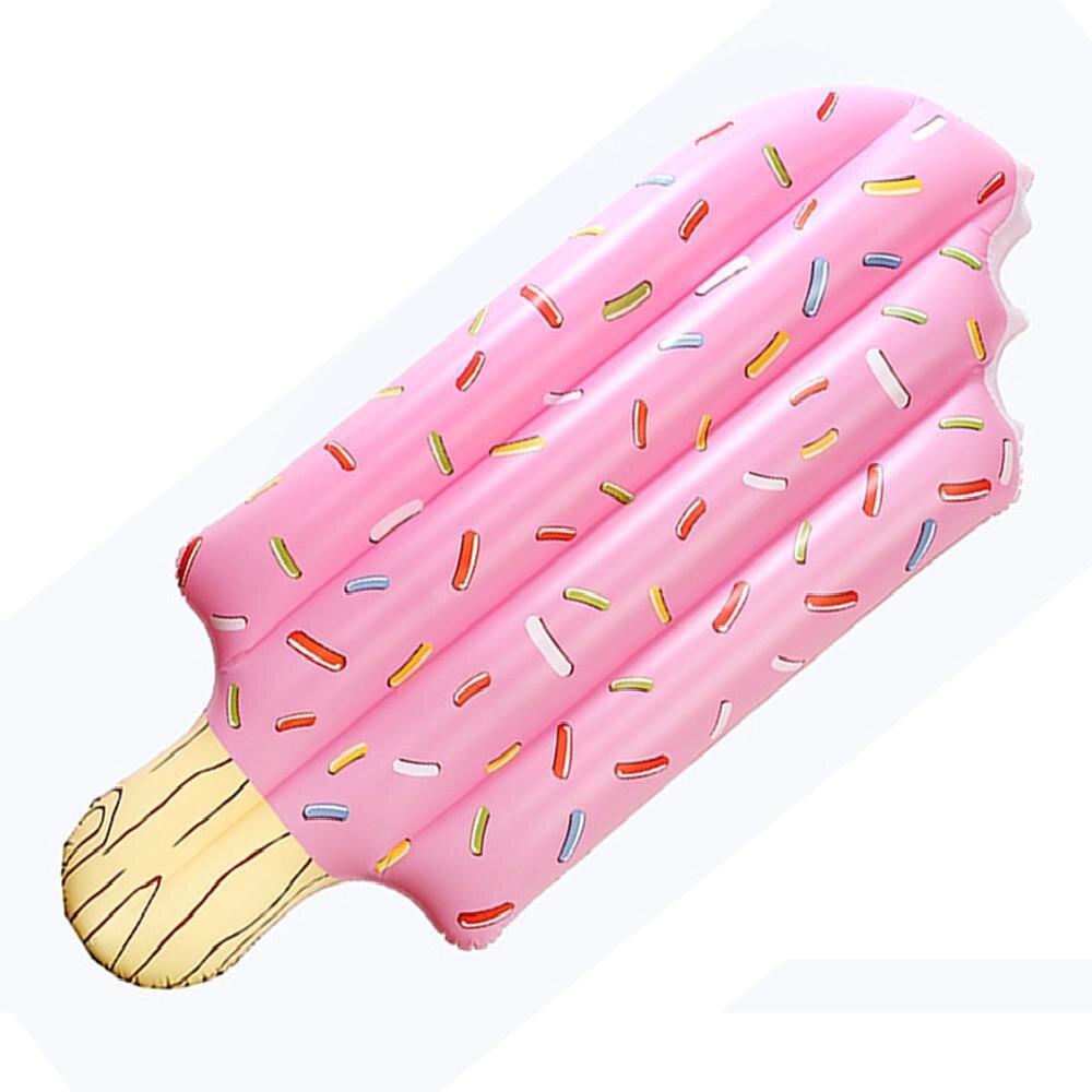 Giant Inflatable Ice Cream Summer Pool Swimming Float Mattress Pink