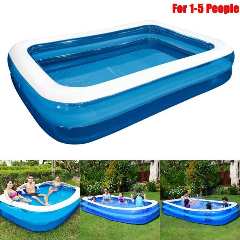Large Family Swimming Garden Outdoor Summer Inflatable Kids Paddling Pool Home