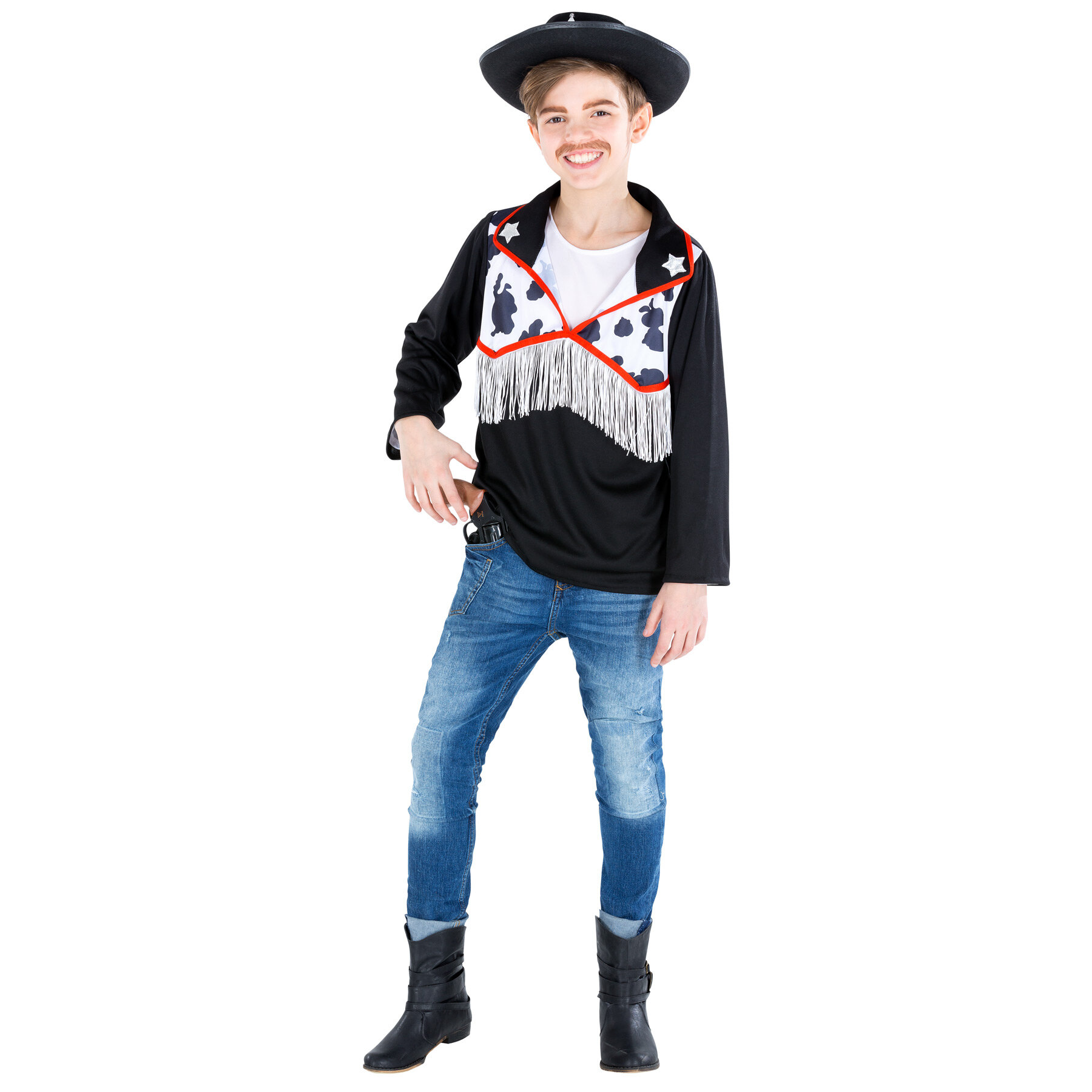 tectake Boysa Costume Cowboy Sheriff Shirt - 116 (5-7y)