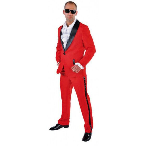 costume Smoking men's polyester red mt L