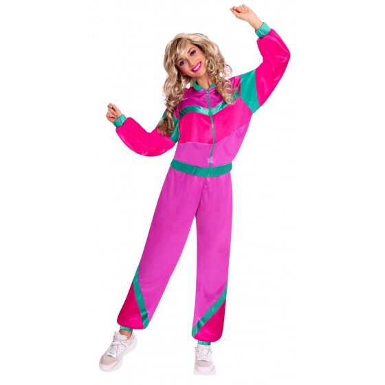 dress up Jogging Suit Ladies polyester turquoise size S