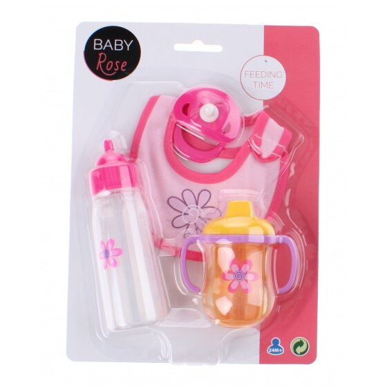puppet play set Baby Rose 4-piece pink