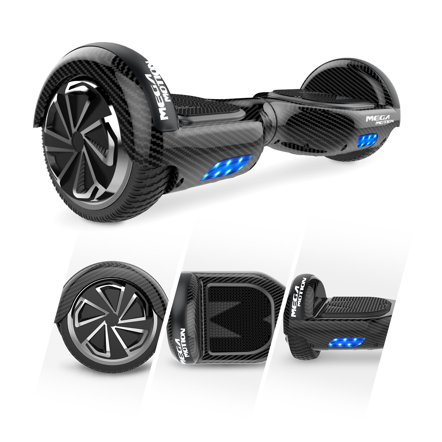 Mega Motion 6.5'' Self Balanced Electric Scooter For Kids Super Gifts