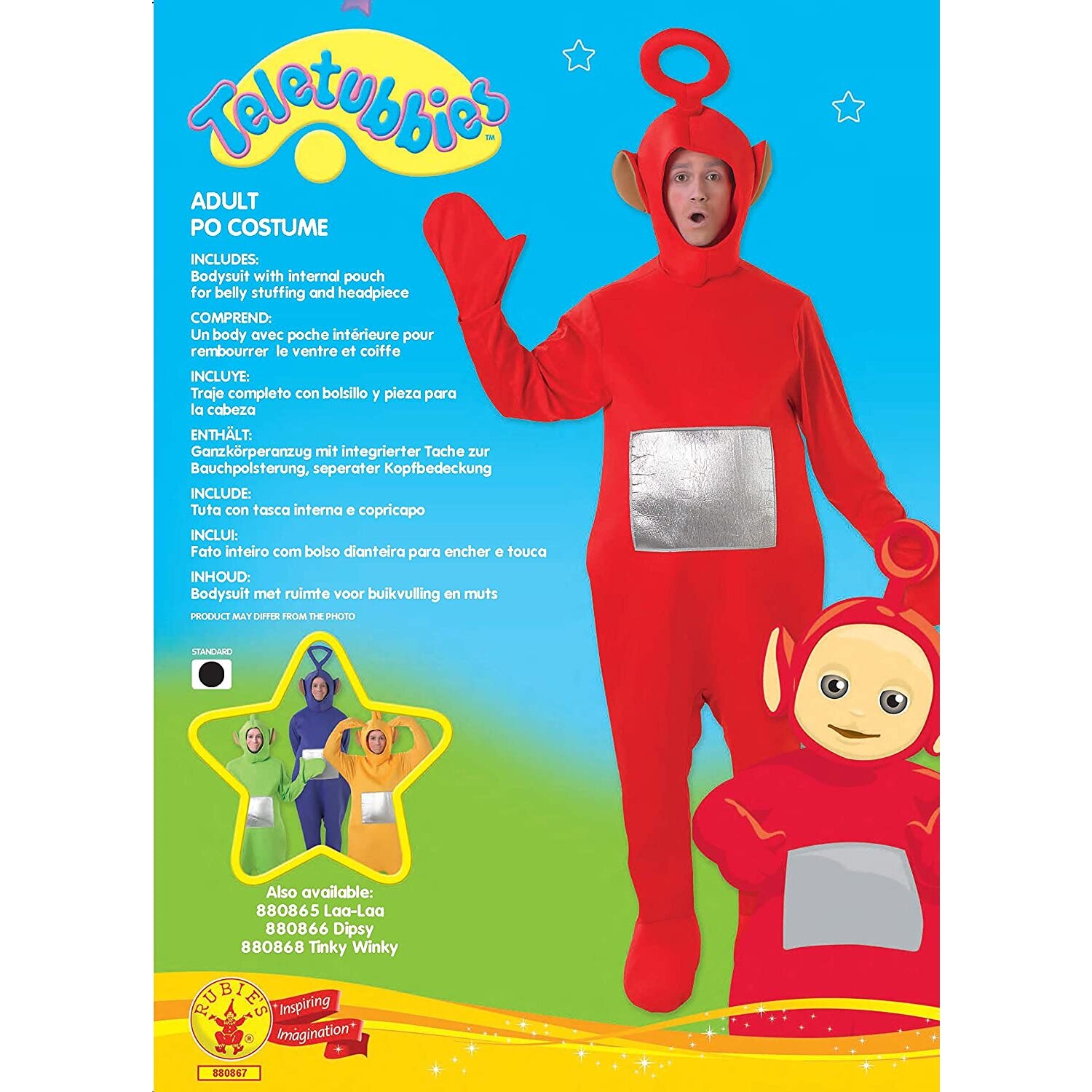 Rubie's Official Adult's Po Teletubbies Costume - Standard