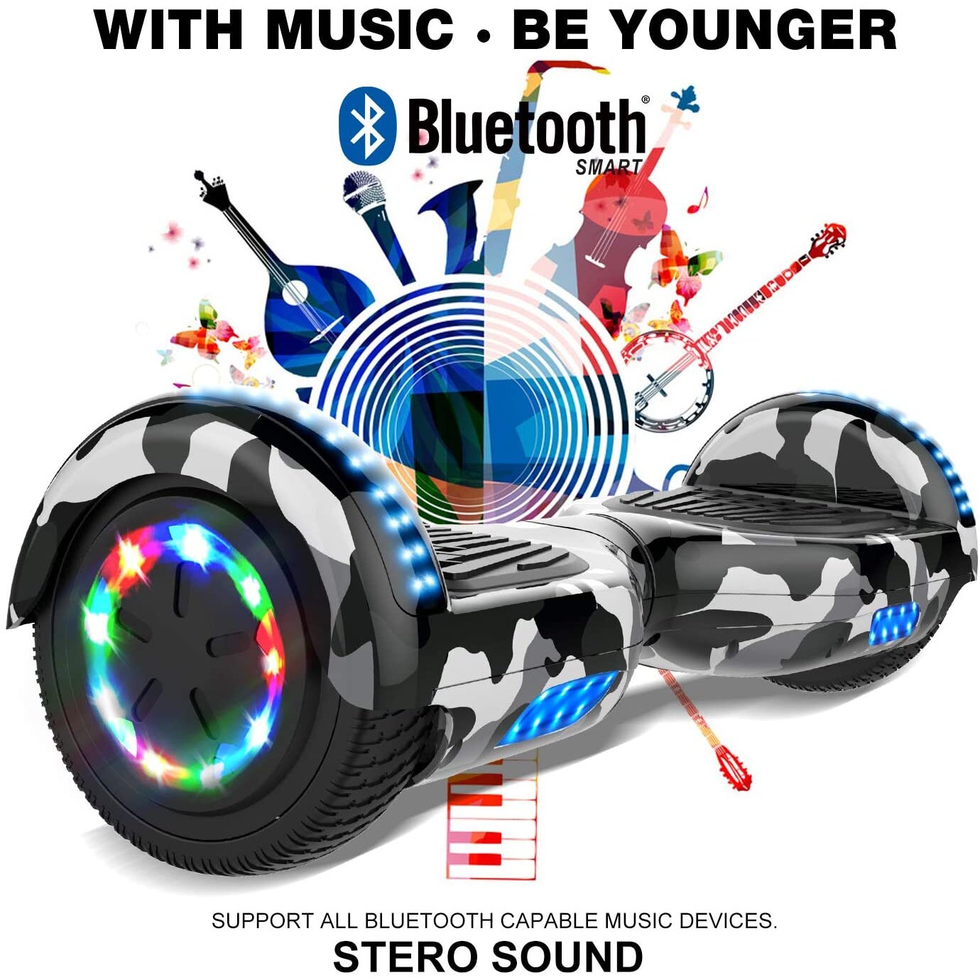 6.5'' Hoverboards Self Balanced Electric Scooter Segway for Kids Toys