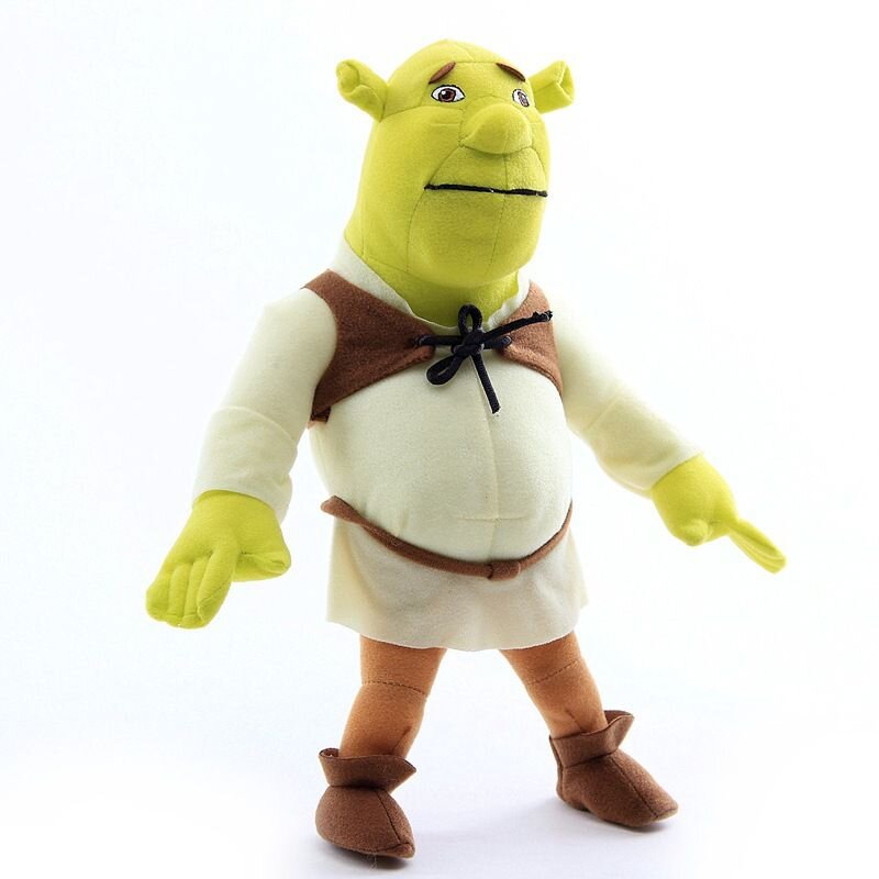 Huge Shrek Plush Doll Stuffed Toy Shrek Ogre 40cm Soft Pillow Kids Gift Toys